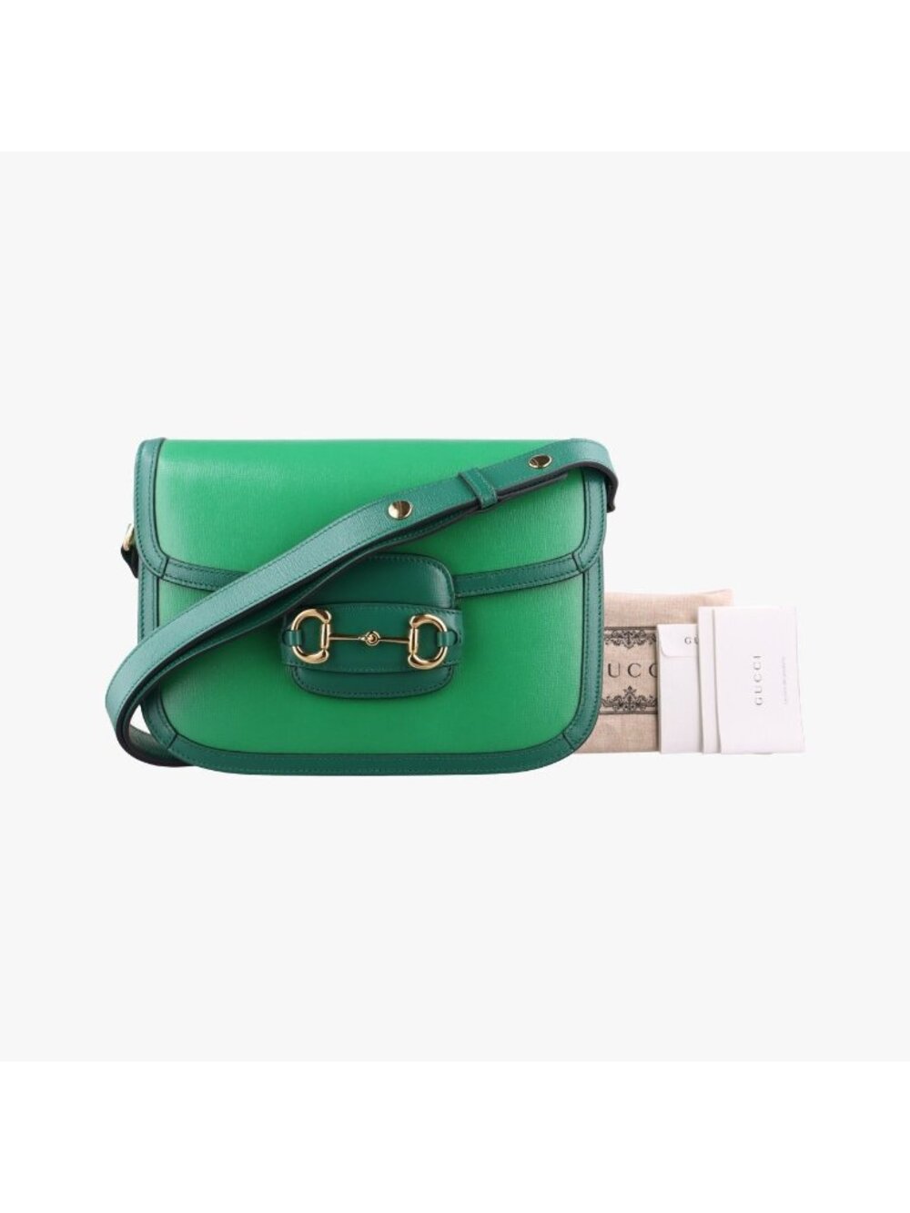 Gucci Horsebit 1955 Green Leather